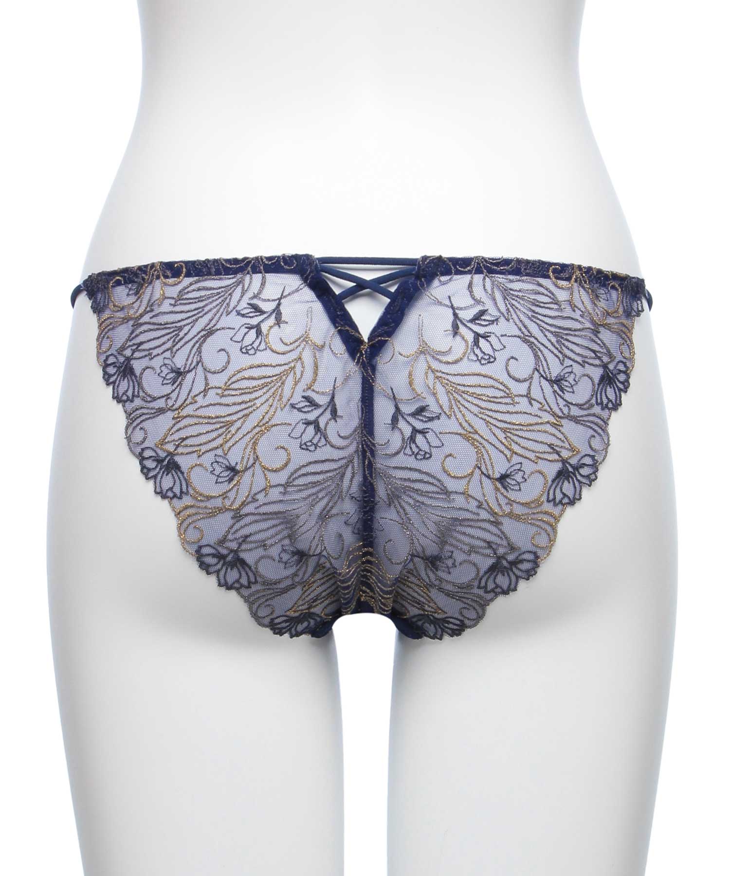 フェザーセレステ エンブロイダリーレース ショーツ