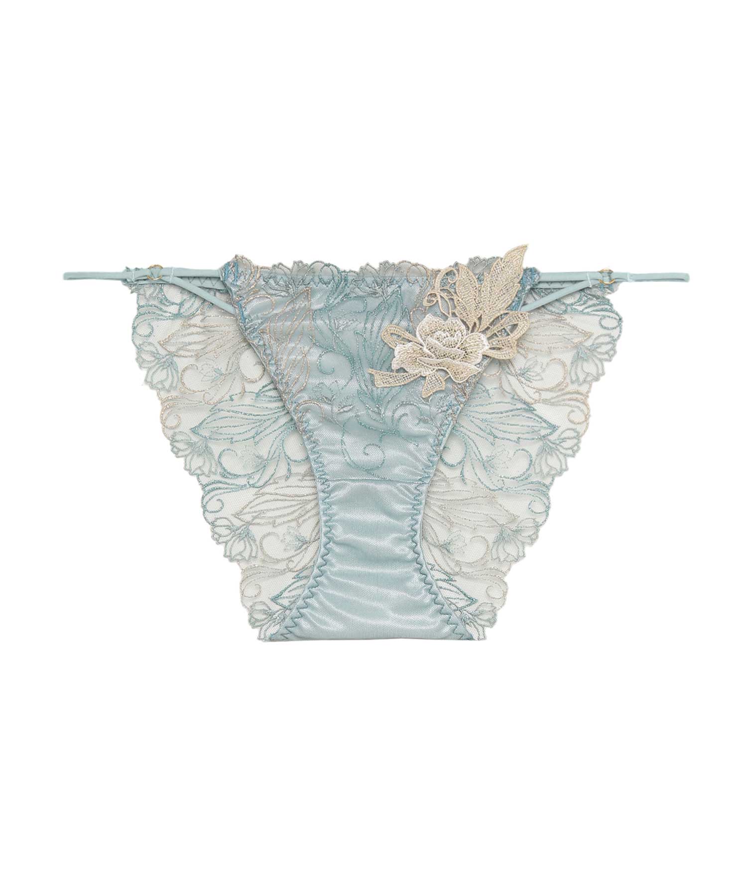 フェザーセレステ エンブロイダリーレース ショーツ