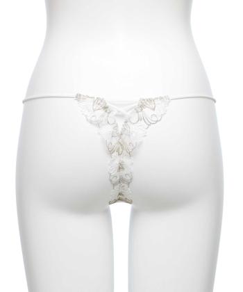 フェザーセレステ エンブロイダリーレース Tバック