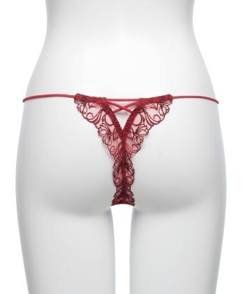 フェザーセレステ エンブロイダリーレース Tバック