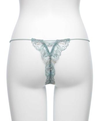 フェザーセレステ エンブロイダリーレース Tバック