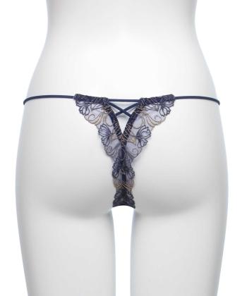 フェザーセレステ エンブロイダリーレース Tバック