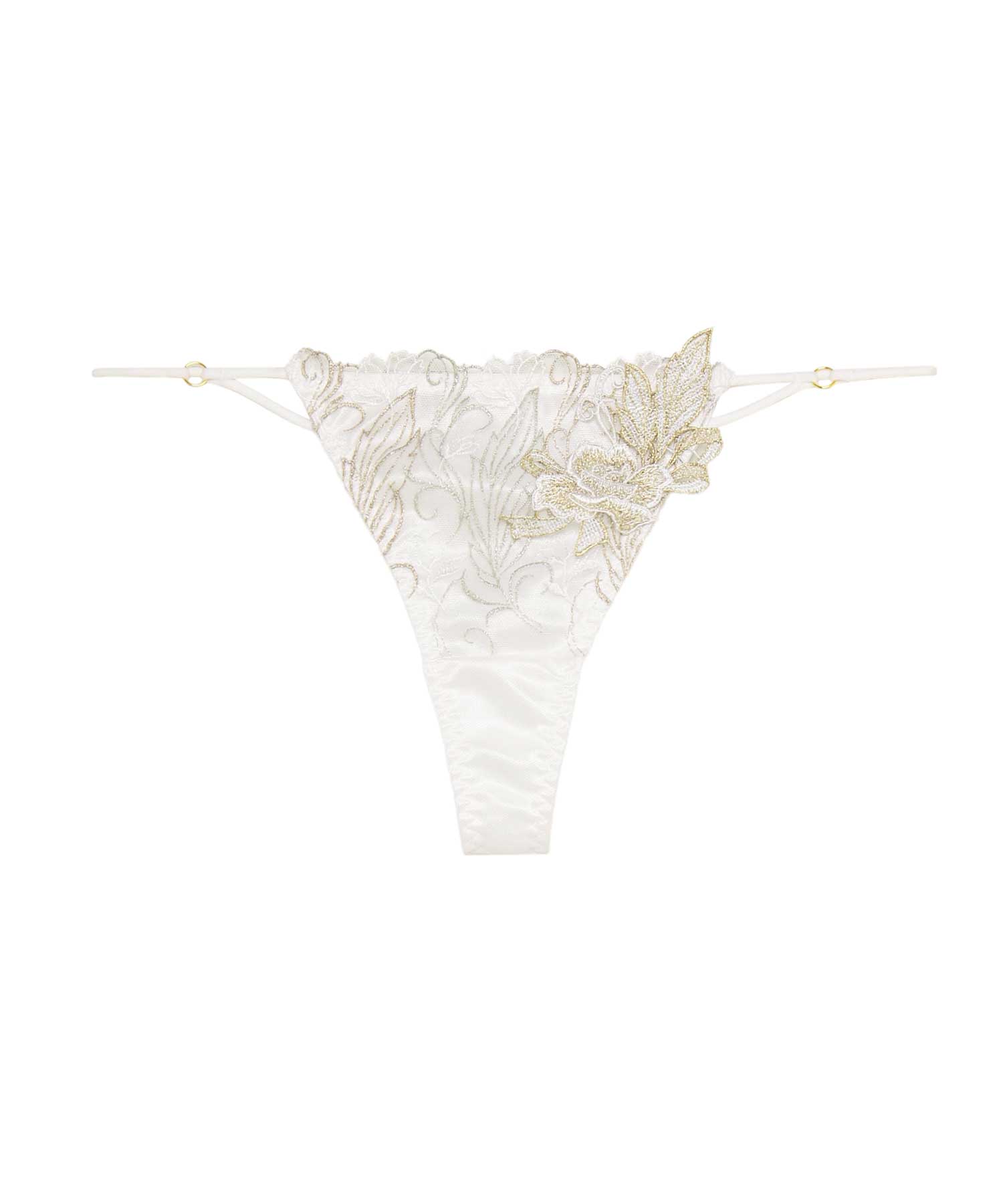 フェザーセレステ エンブロイダリーレース Tバック