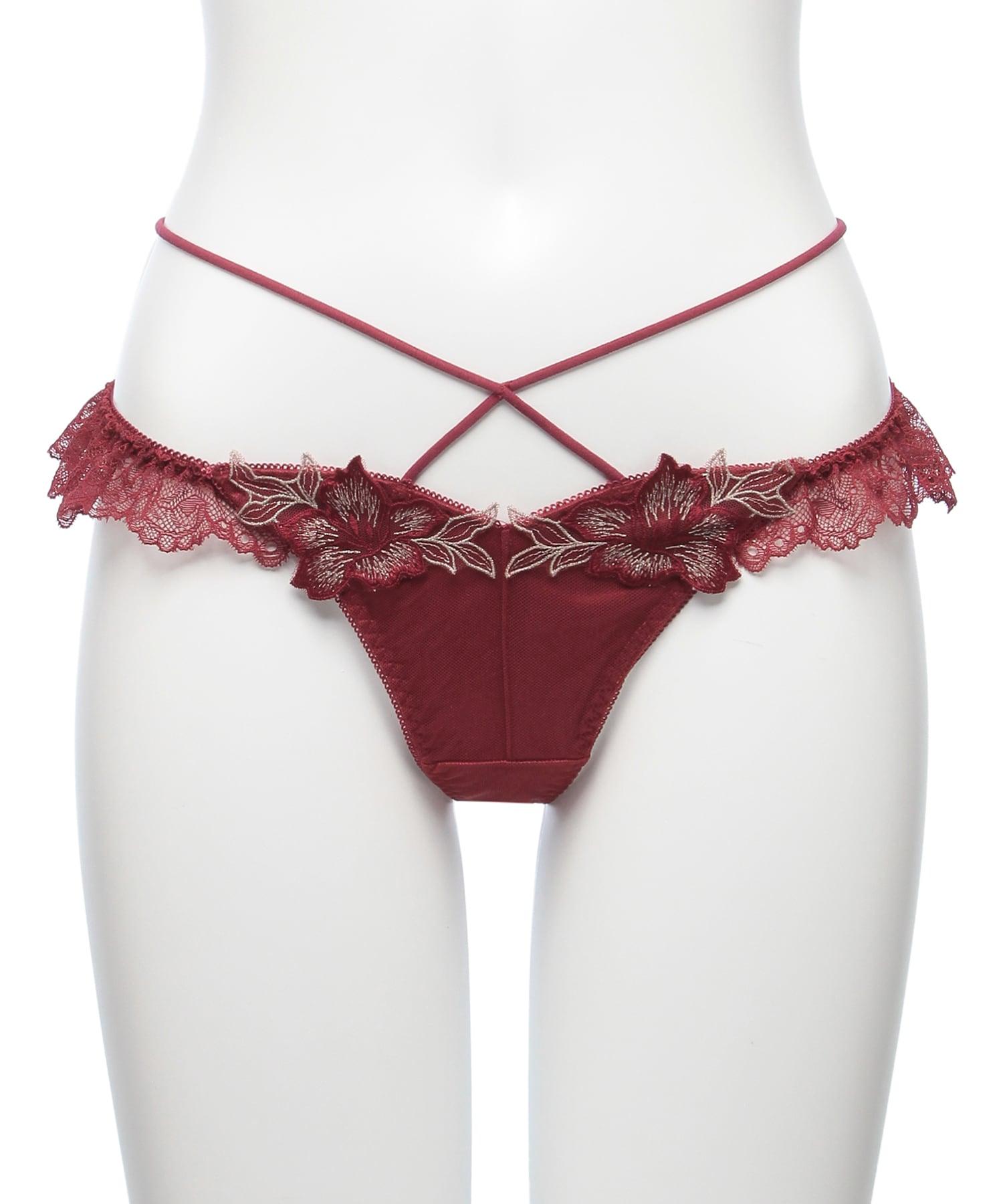 グロリアージュ フリルレース Tバック