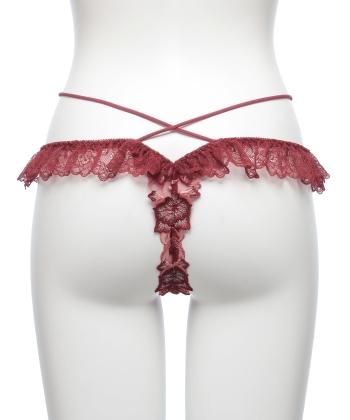 グロリアージュ フリルレース Tバック