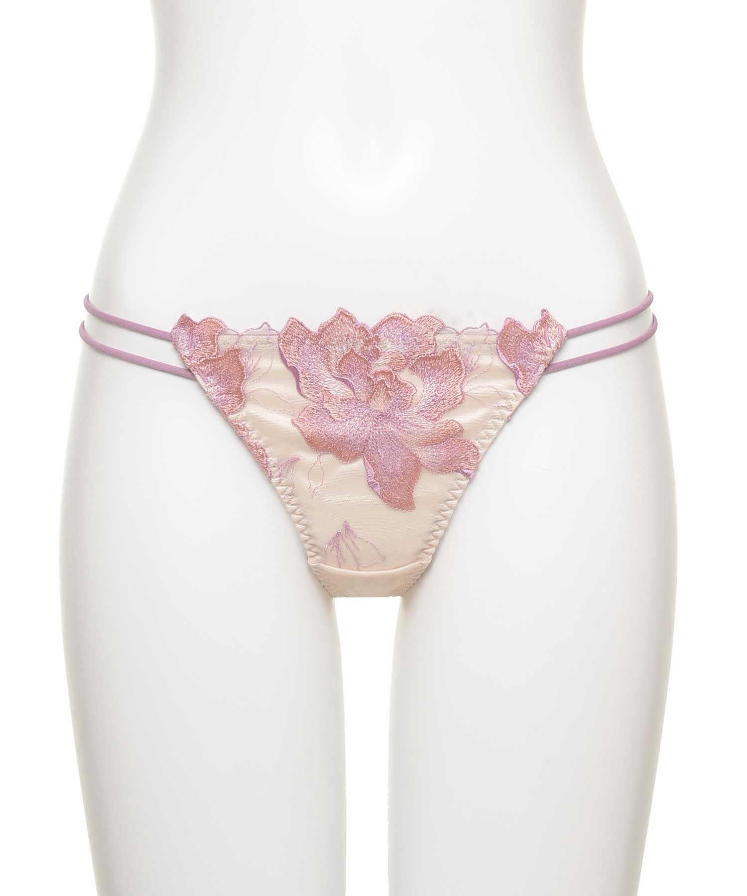 ピオニーヘイズ エンブロイダリーレース Tバック