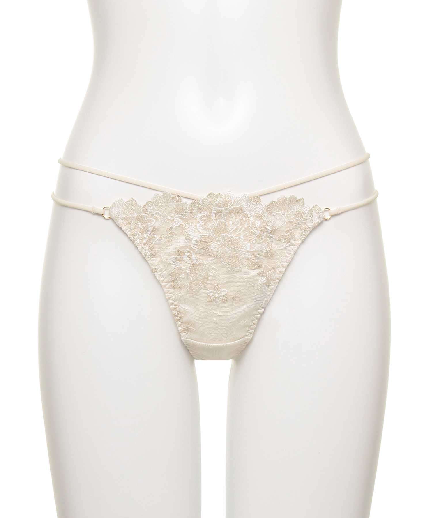 パルフルール エンブロイダリーレース Tバック