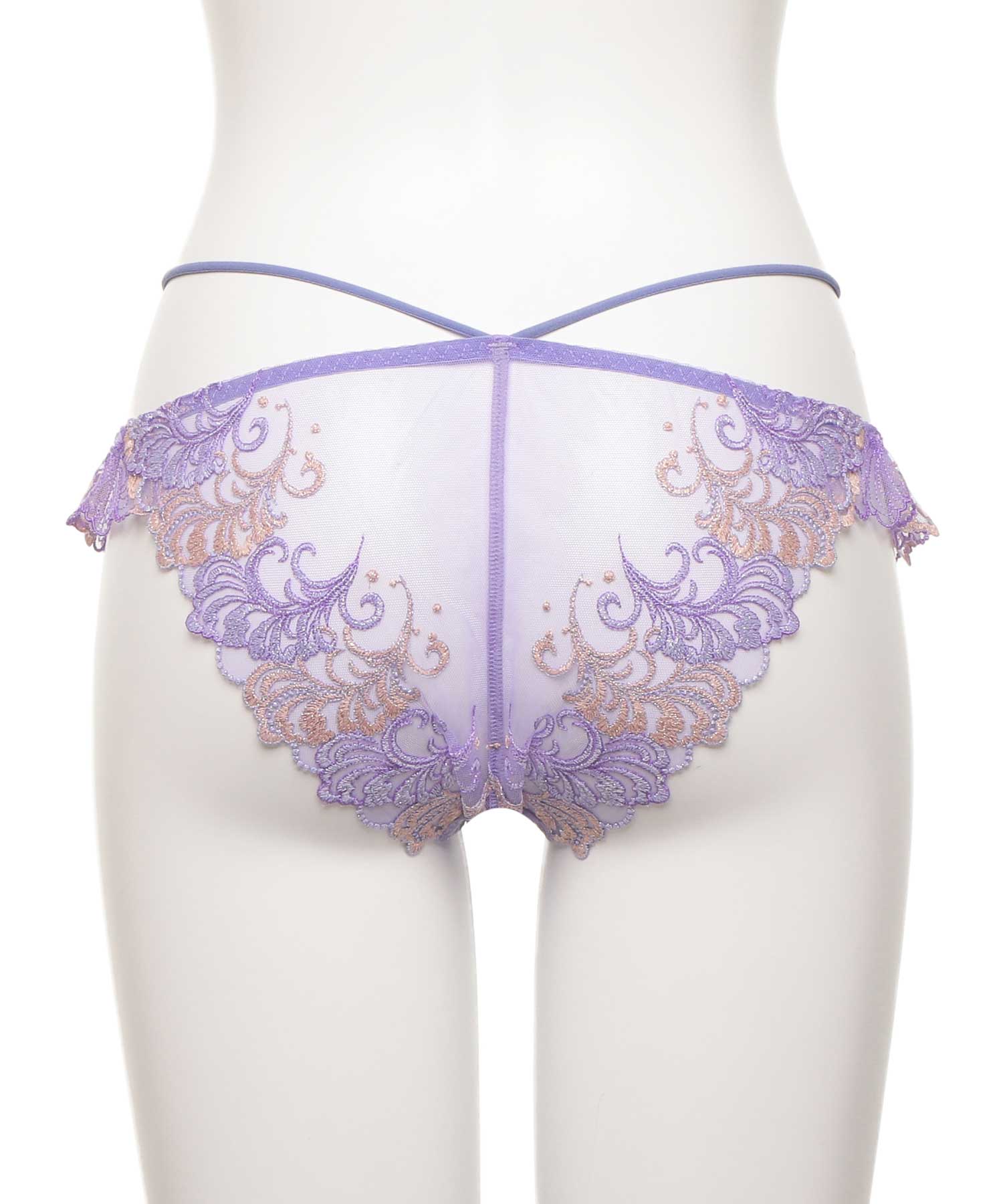 アヴェネル フリルレース ショーツ