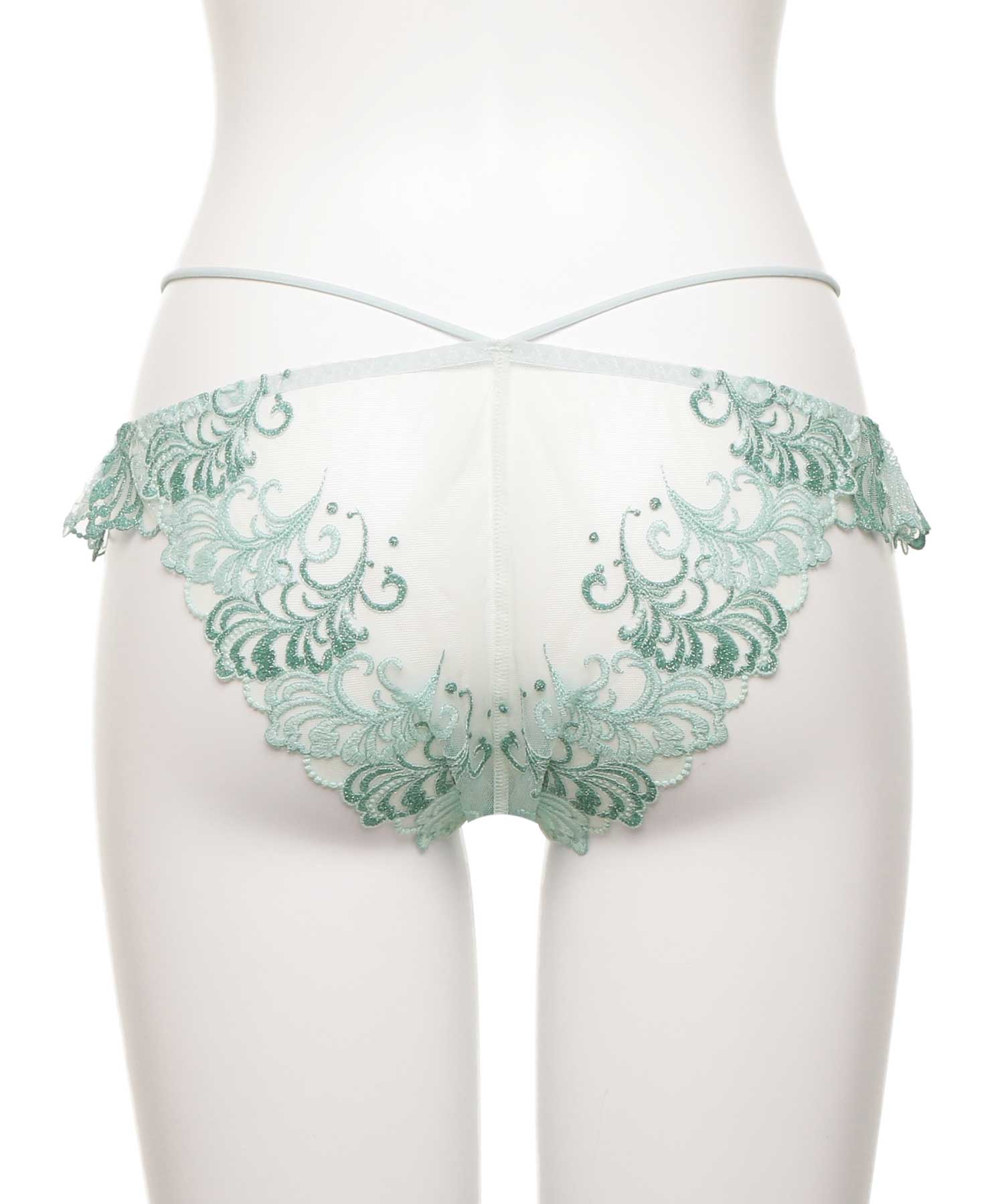 アヴェネル フリルレース ショーツ