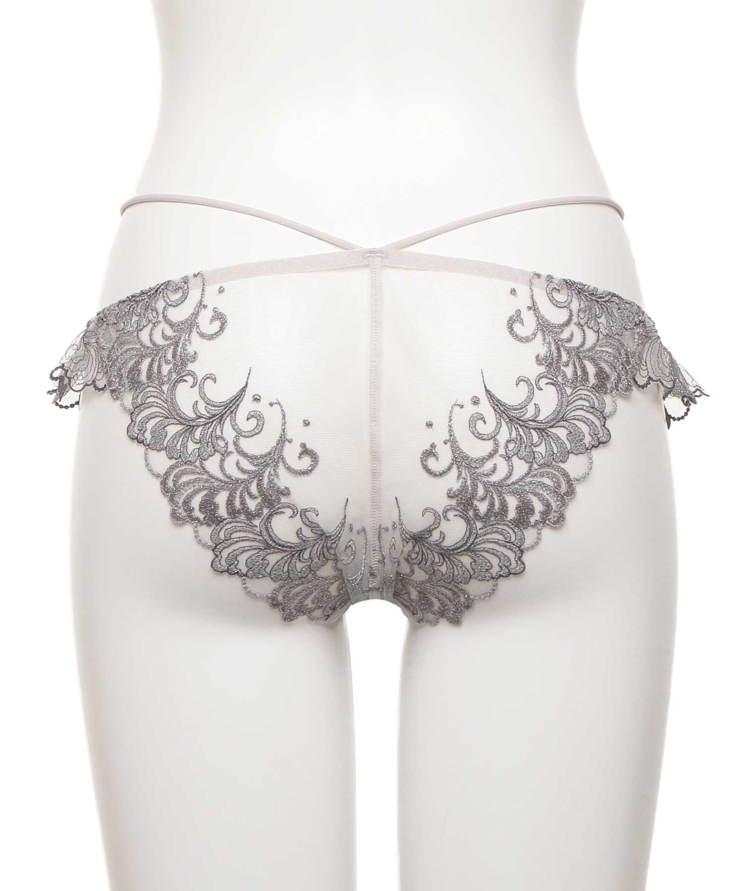 アヴェネル フリルレース ショーツ