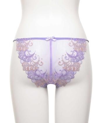 アヴェネル エンブロイダリーレース ショーツ