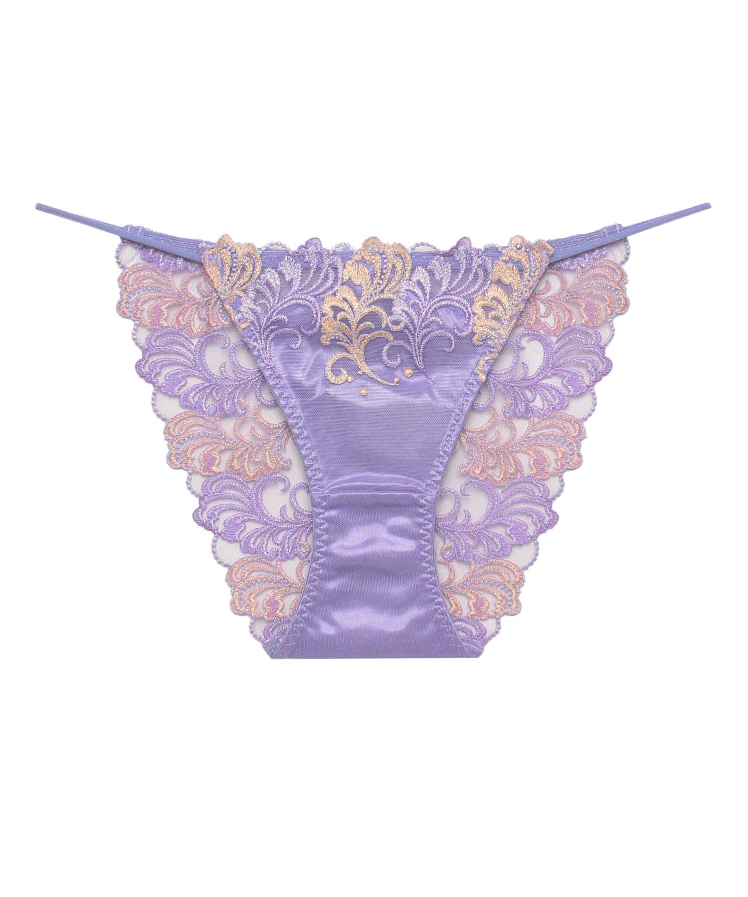 アヴェネル エンブロイダリーレース ショーツ