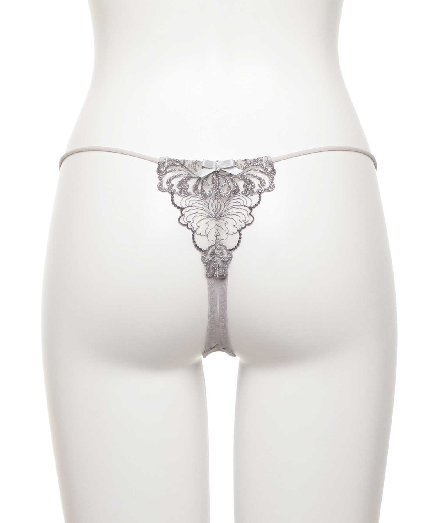 アヴェネル エンブロイダリーレース Tバック