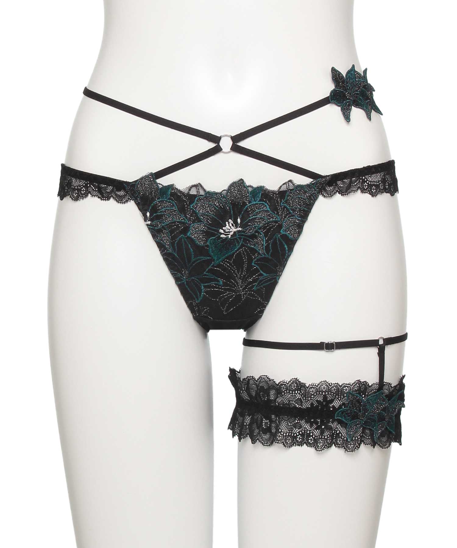 エリザベス ショーツ(キャットガーター付)