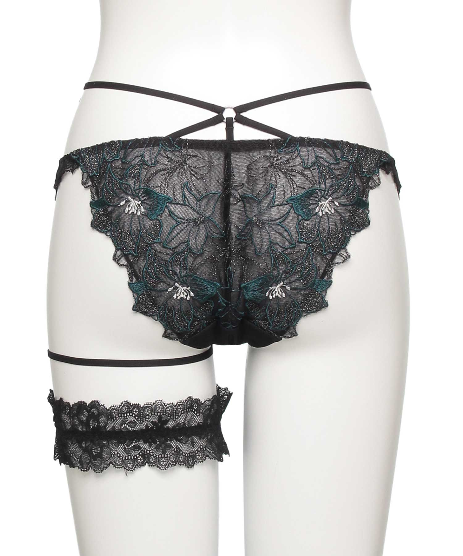 エリザベス ショーツ(キャットガーター付)