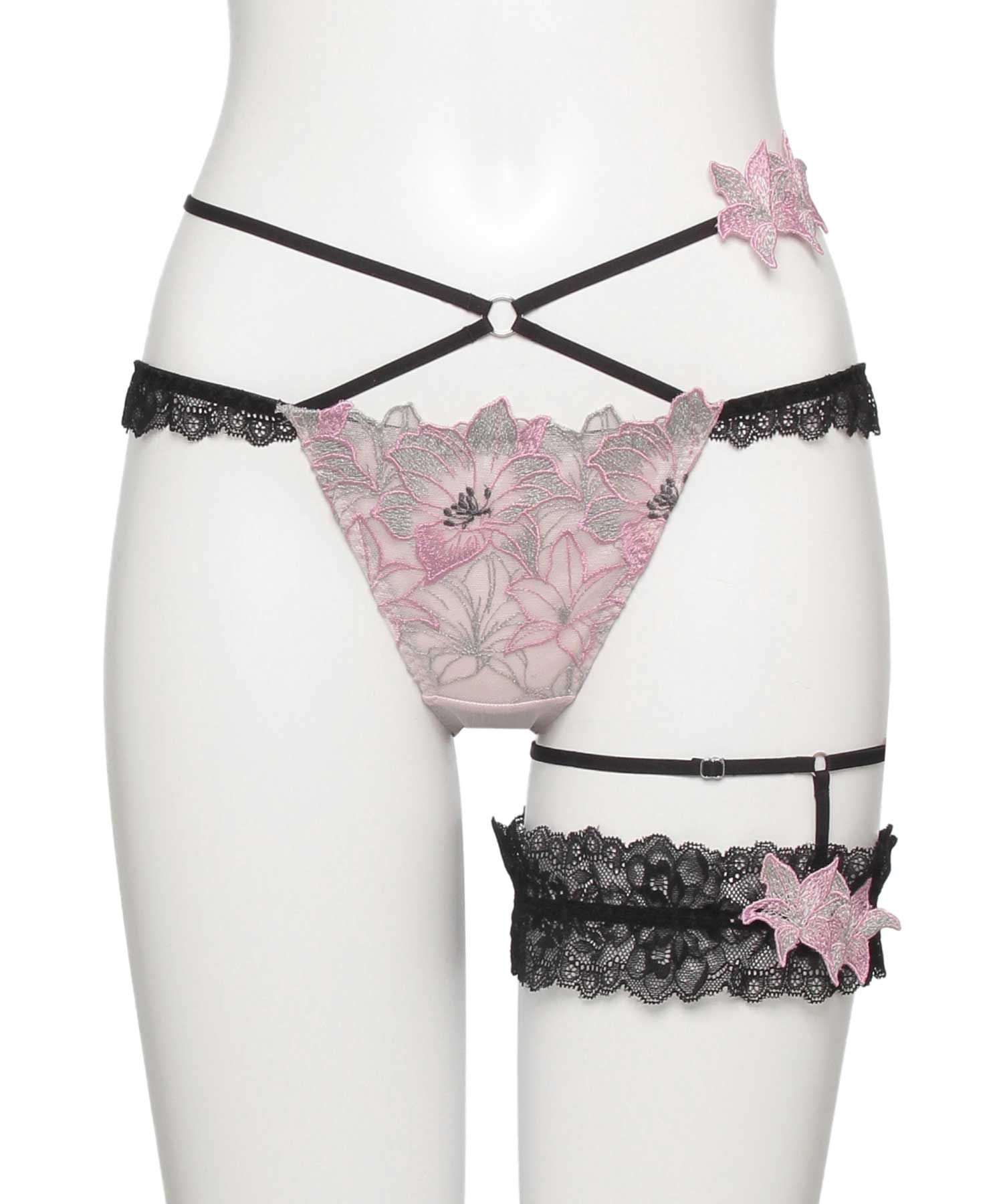 エリザベス ショーツ(キャットガーター付)