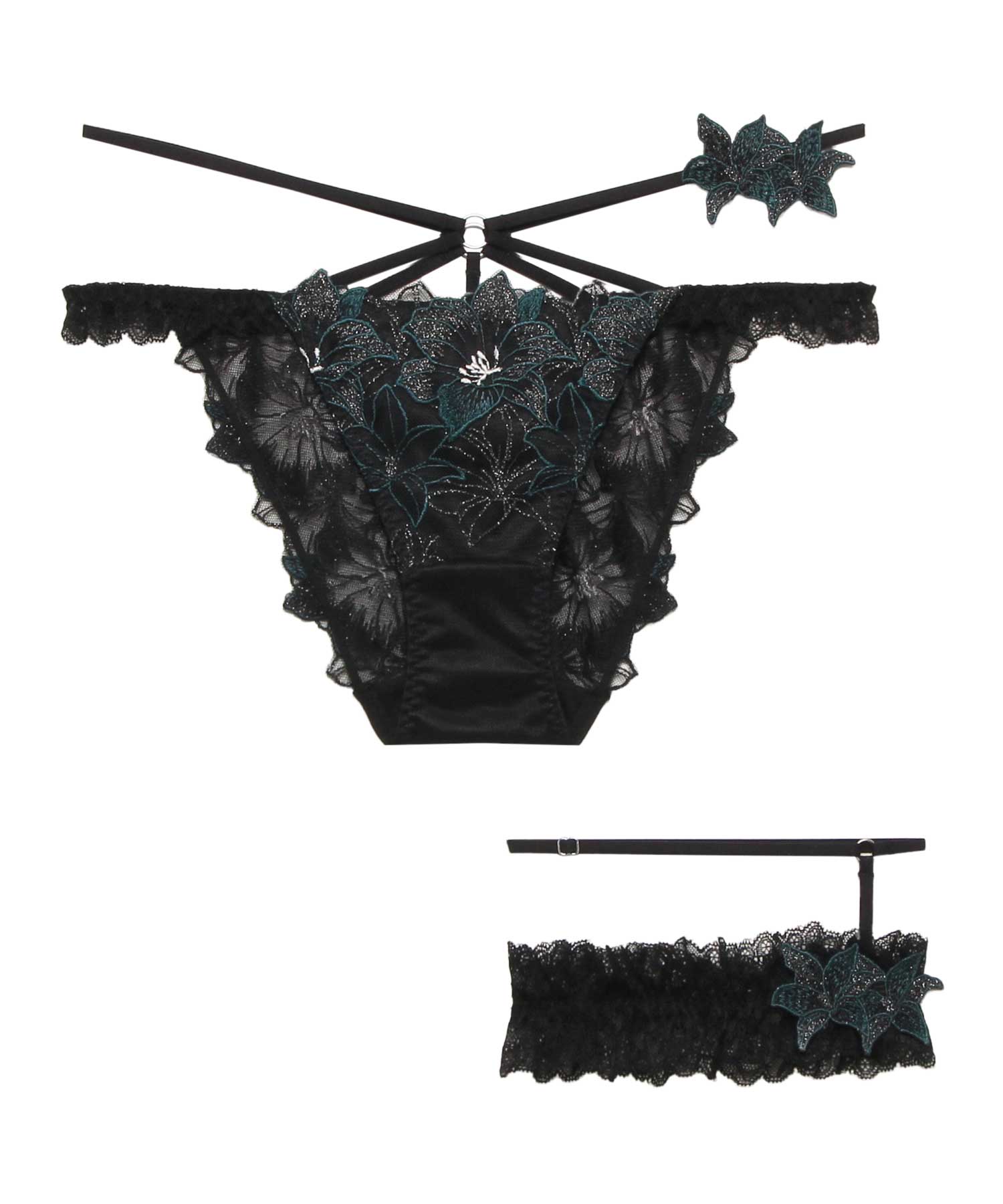 エリザベス ショーツ(キャットガーター付)