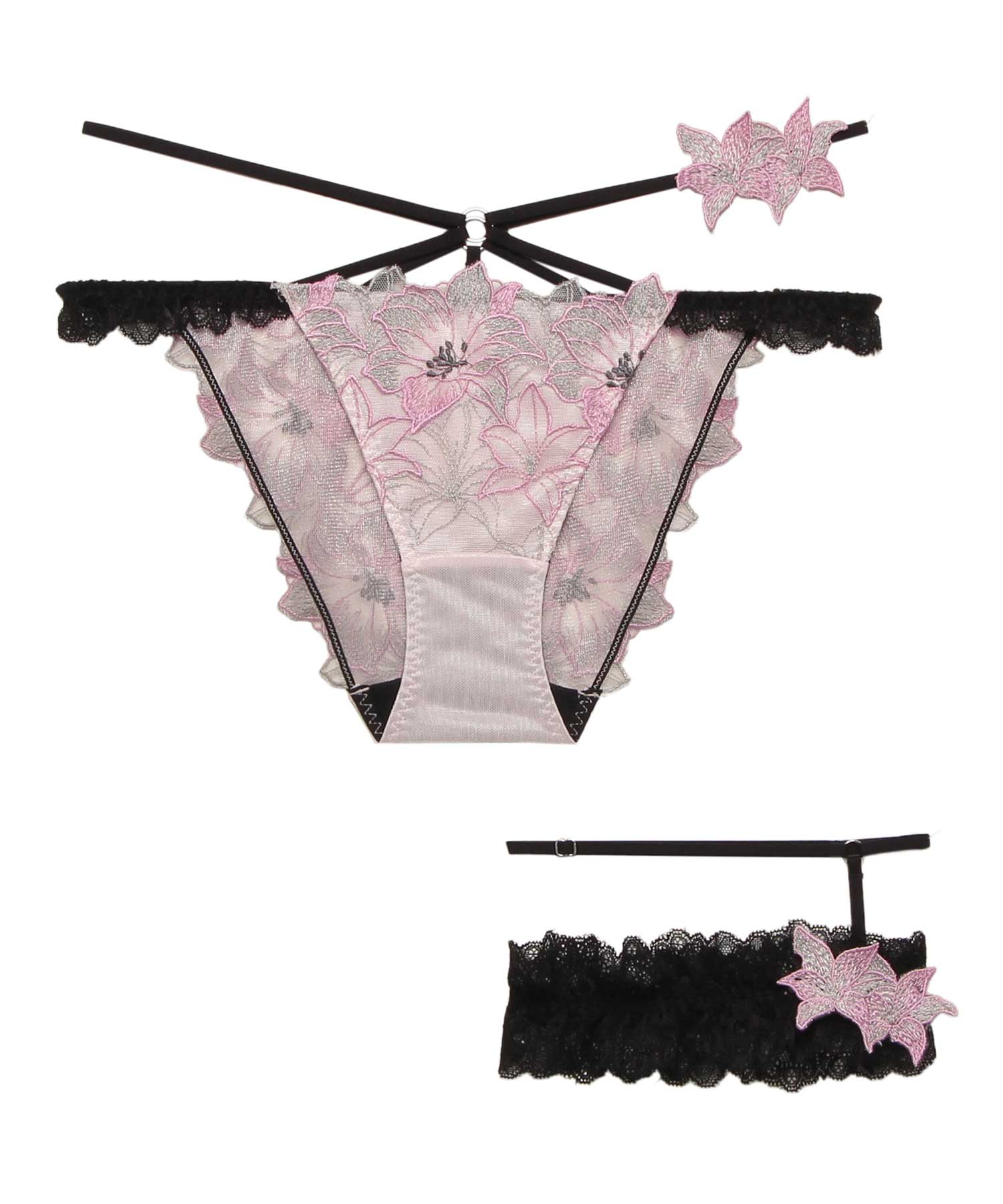 エリザベス ショーツ(キャットガーター付)