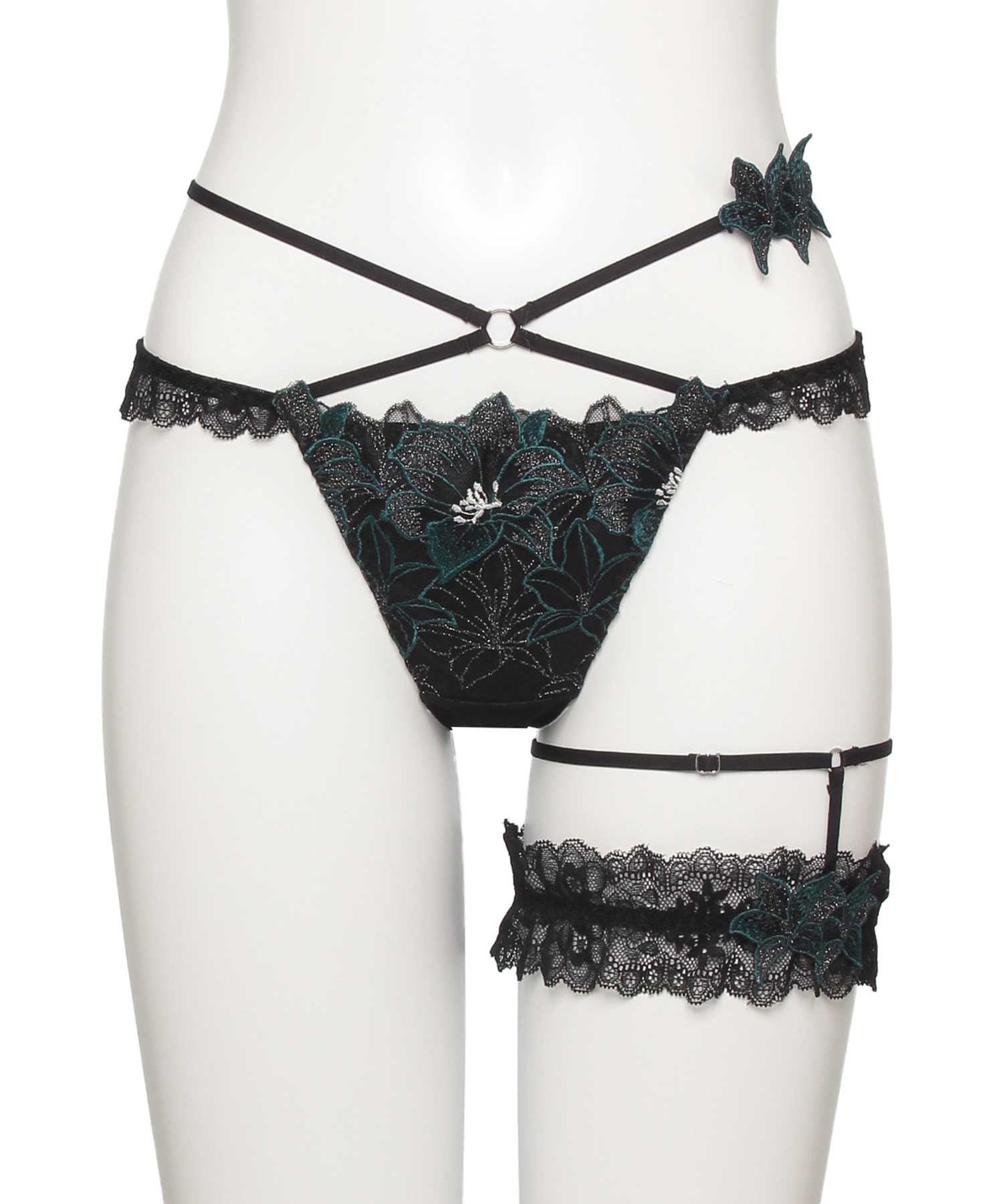 エリザベス Tバック(キャットガーター付)