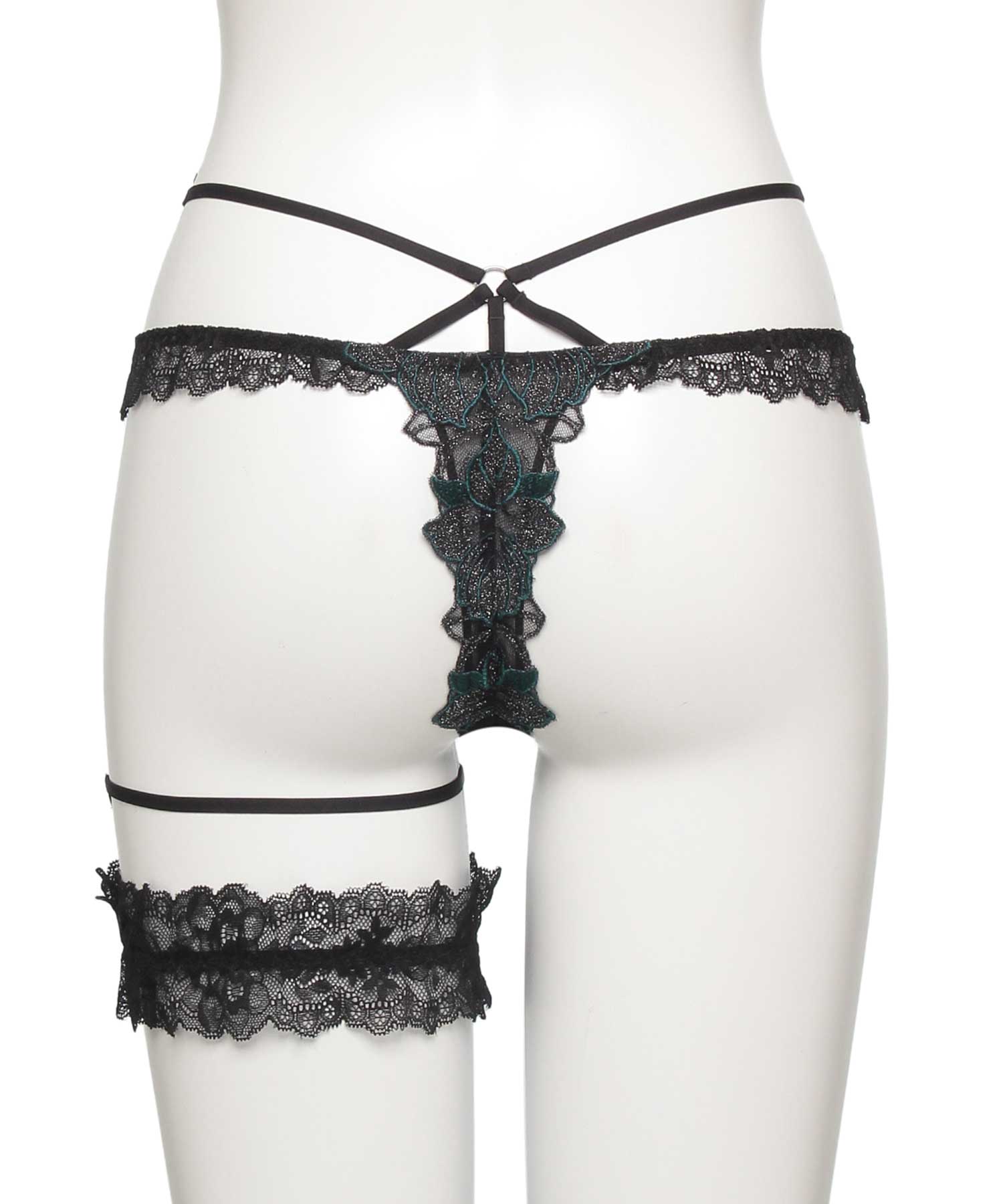 エリザベス Tバック(キャットガーター付)