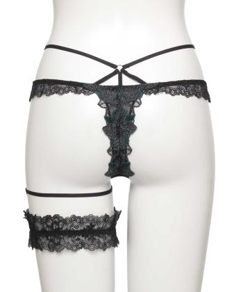 エリザベス Tバック(キャットガーター付)