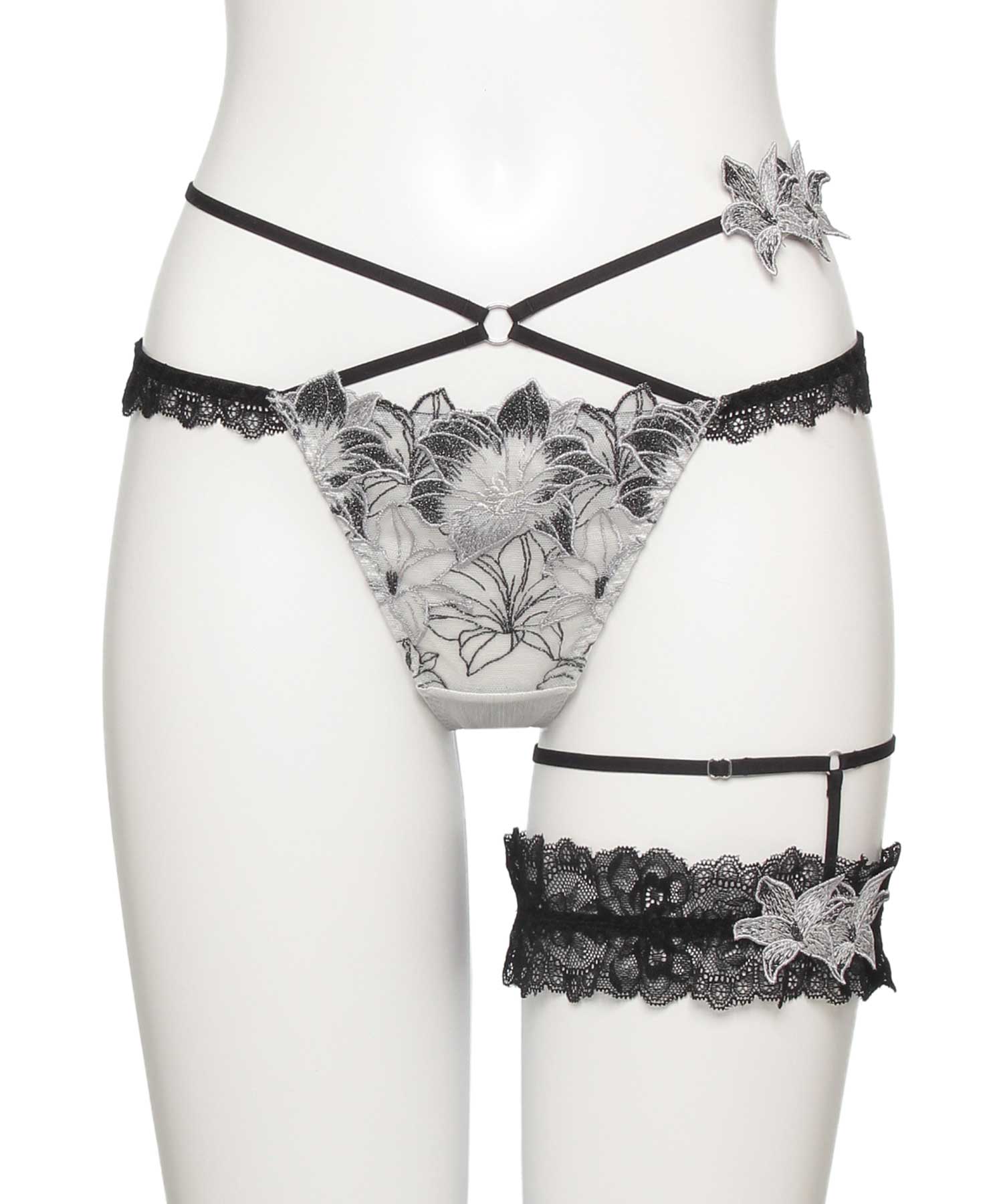 エリザベス Tバック(キャットガーター付)