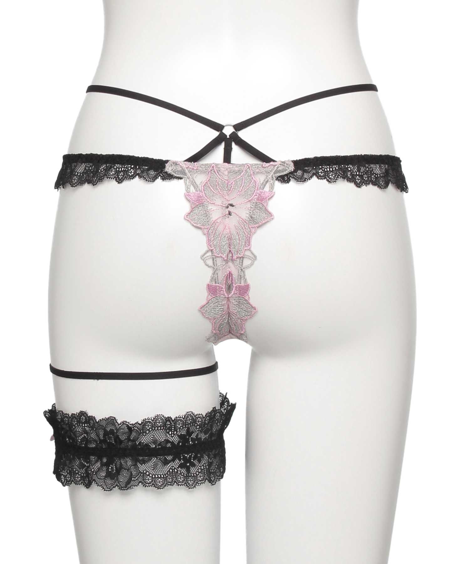 エリザベス Tバック(キャットガーター付)