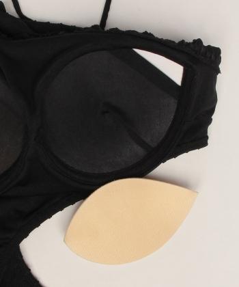 カットアウト フリル ワンピース