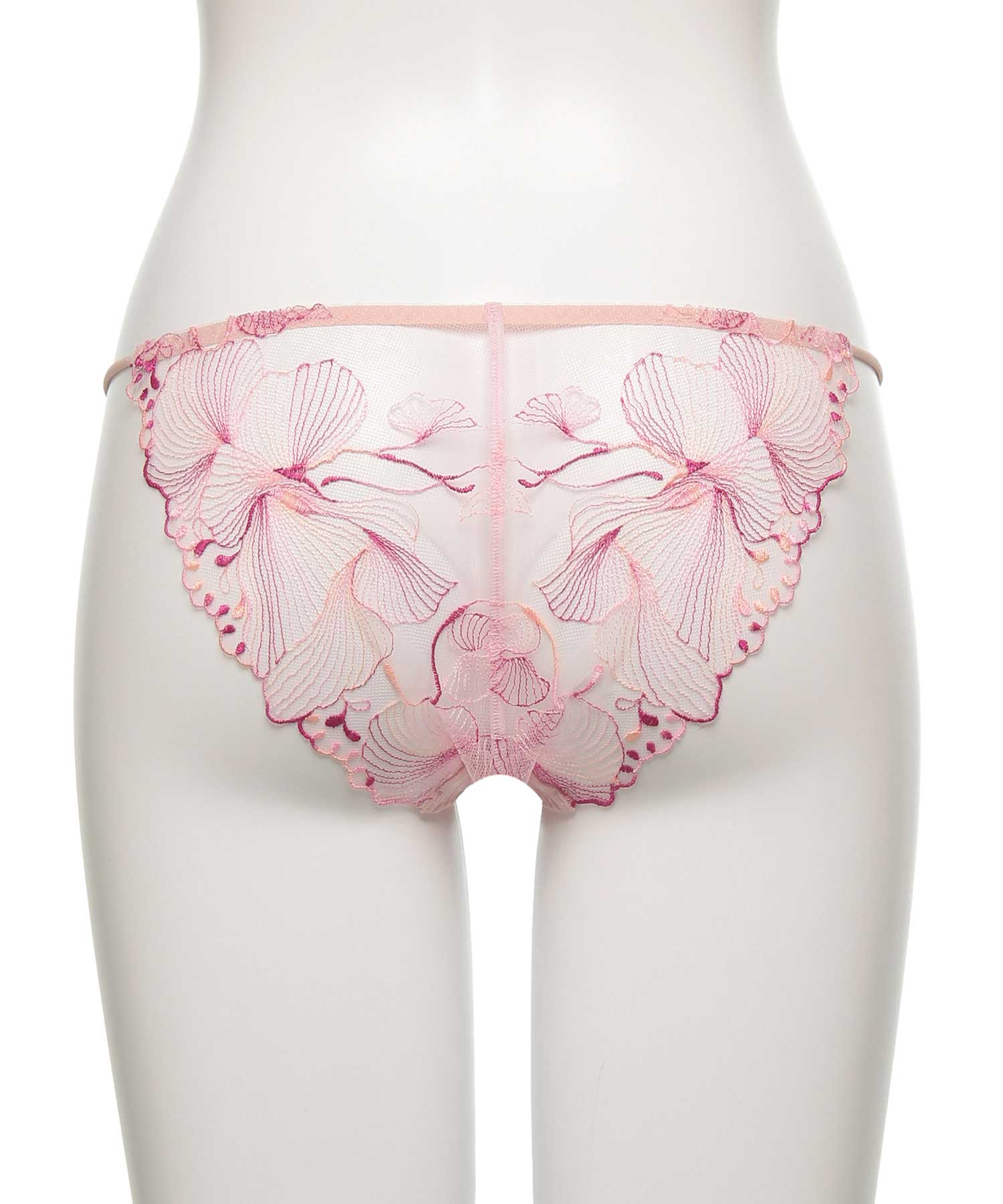 オーバーフラワー エンブロイダリーレース ショーツ