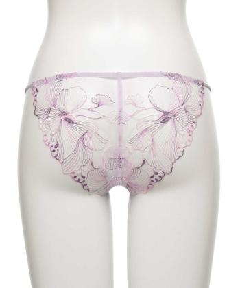オーバーフラワー エンブロイダリーレース ショーツ