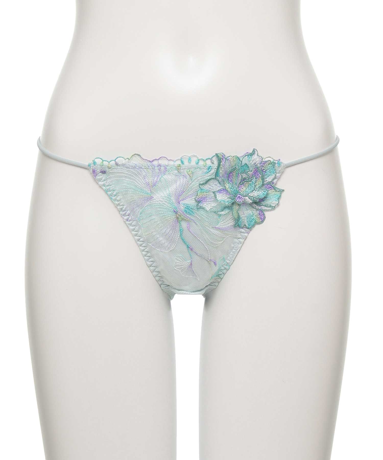 オーバーフラワー エンブロイダリーレース ショーツ