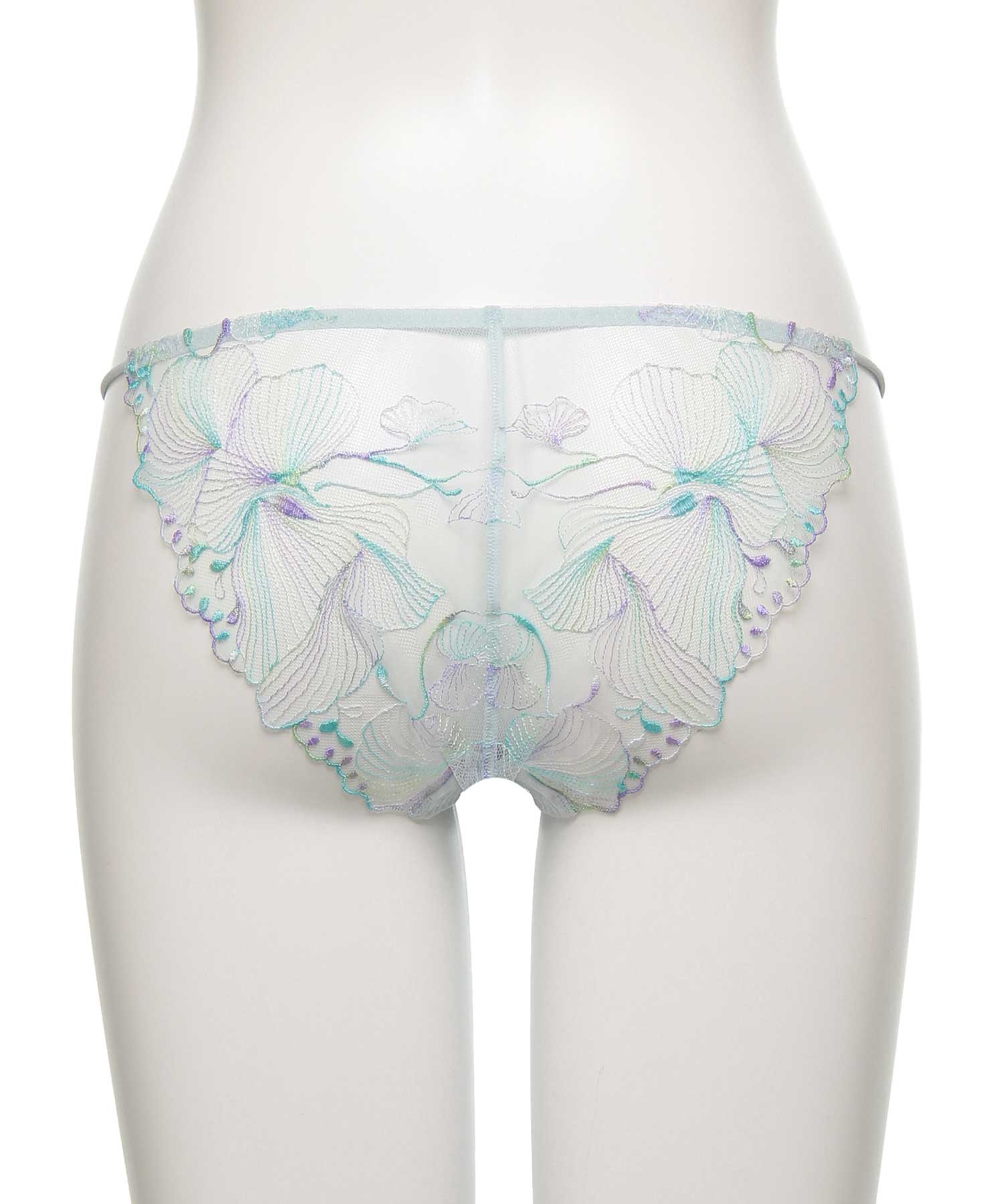 オーバーフラワー エンブロイダリーレース ショーツ