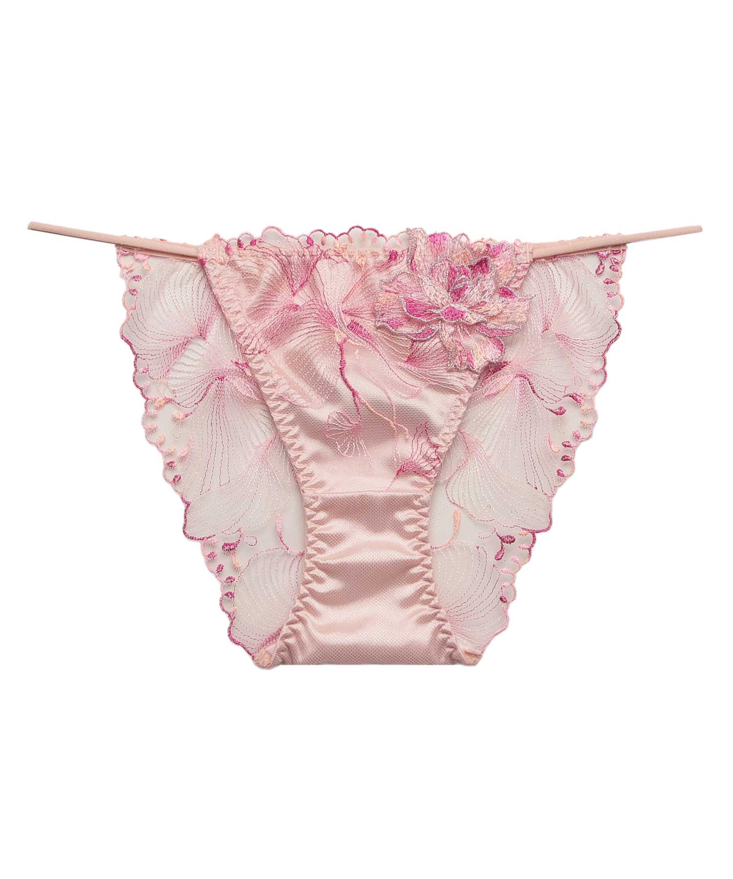 オーバーフラワー エンブロイダリーレース ショーツ