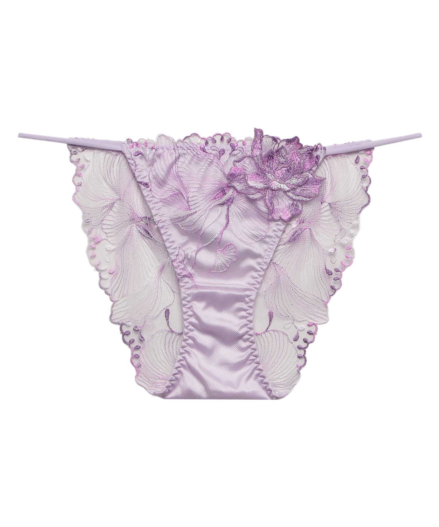 オーバーフラワー エンブロイダリーレース ショーツ