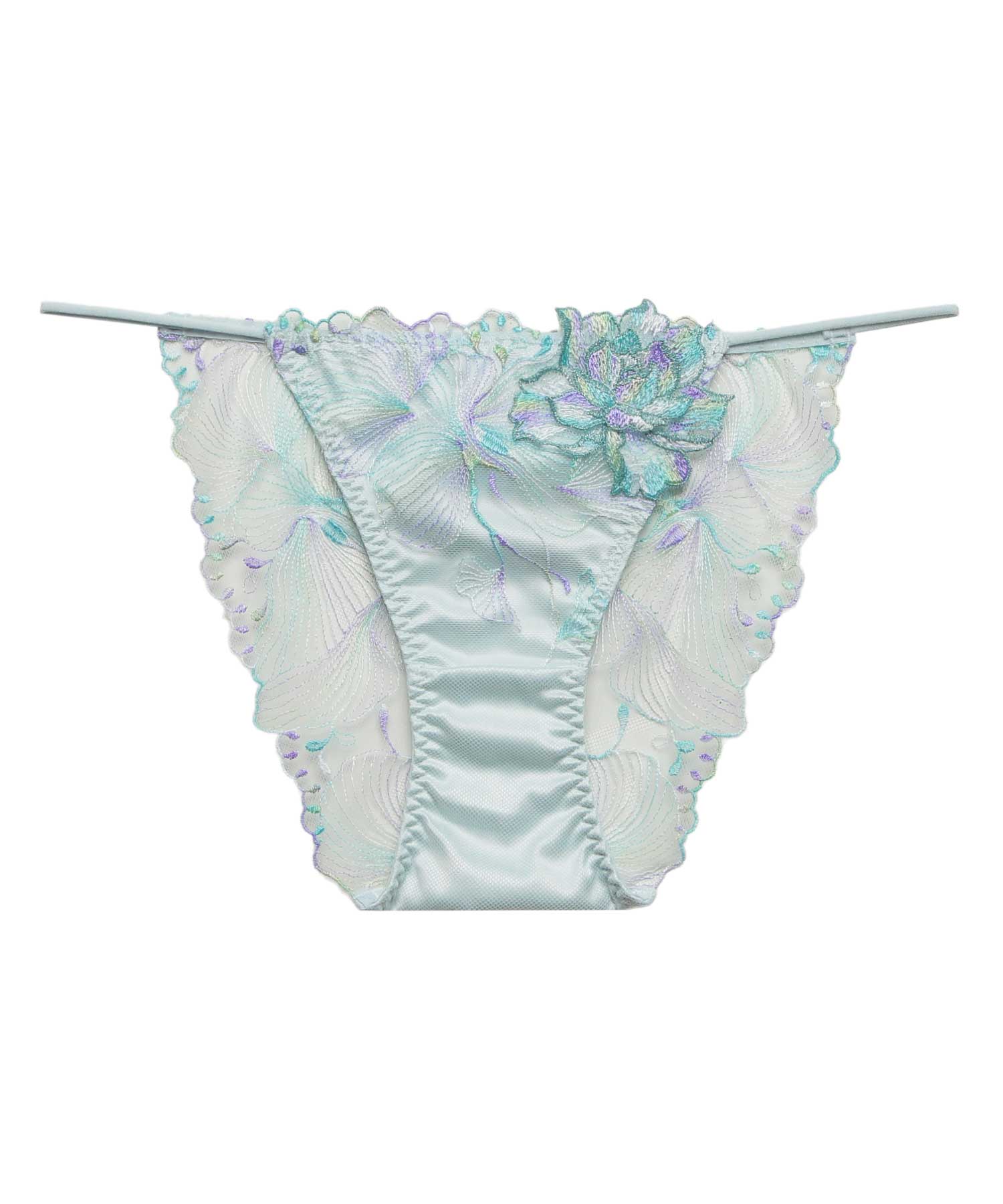 オーバーフラワー エンブロイダリーレース ショーツ