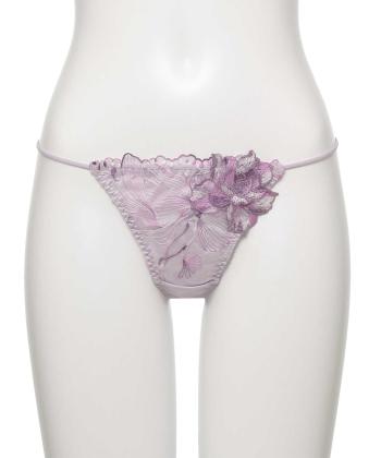 オーバーフラワー エンブロイダリーレース Tバック