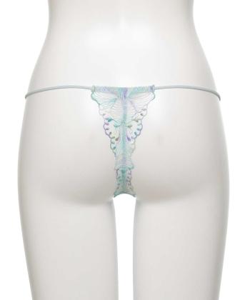 オーバーフラワー エンブロイダリーレース Tバック