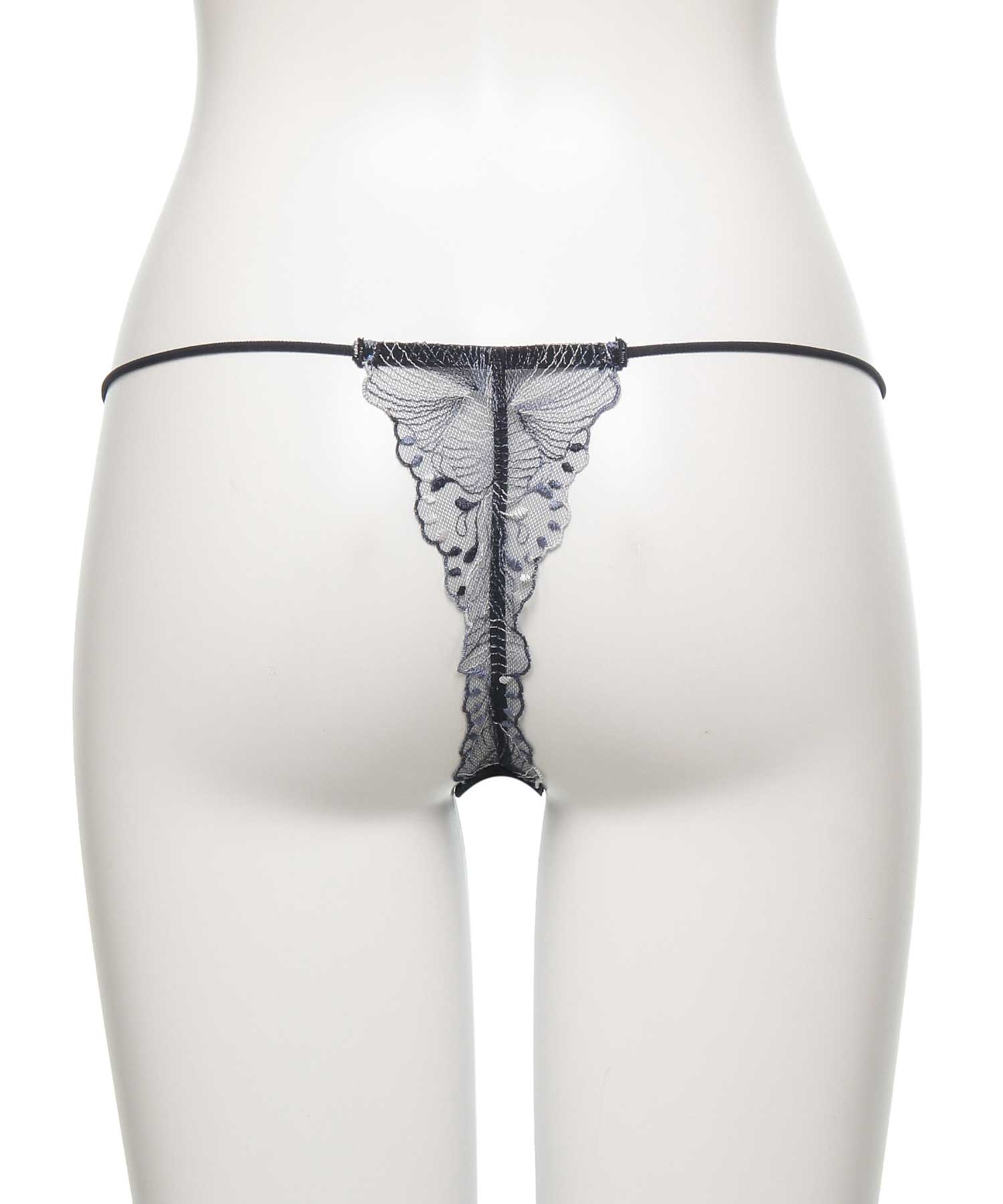 オーバーフラワー エンブロイダリーレース Tバック