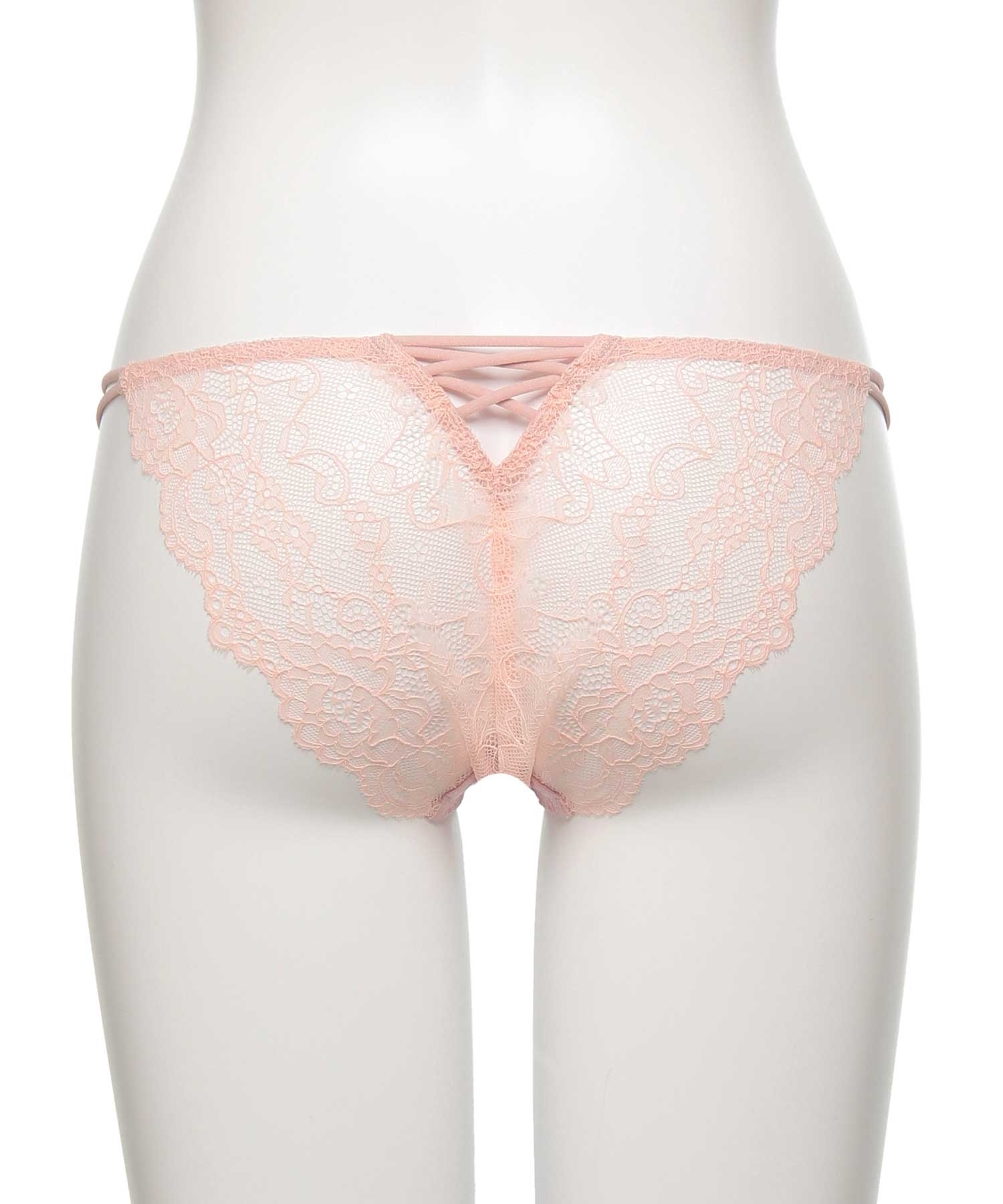 オーバーフラワー ストレッチレース ショーツ