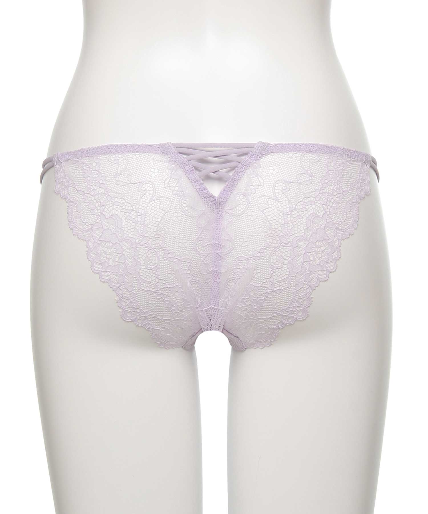 オーバーフラワー ストレッチレース ショーツ