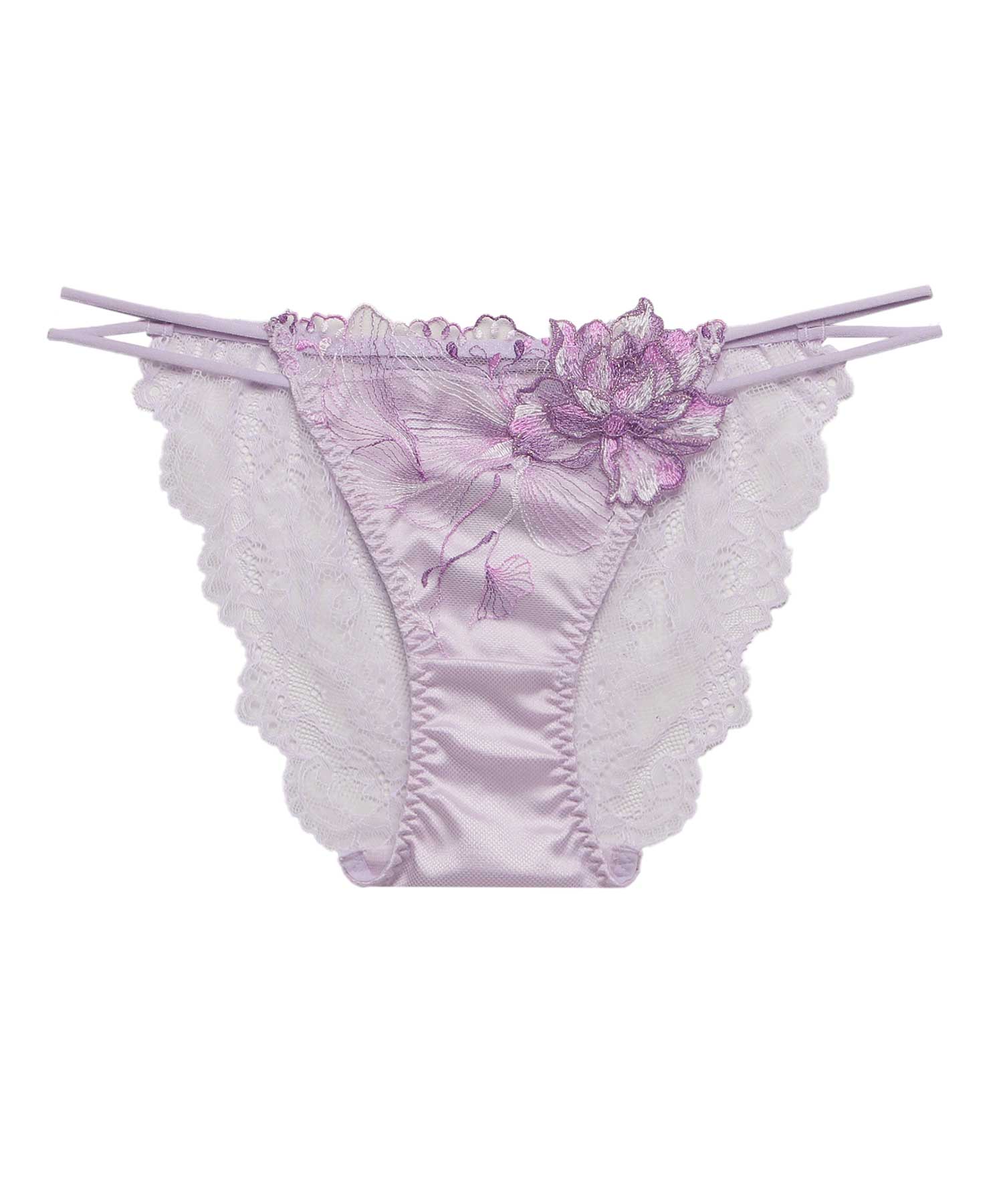 オーバーフラワー ストレッチレース ショーツ