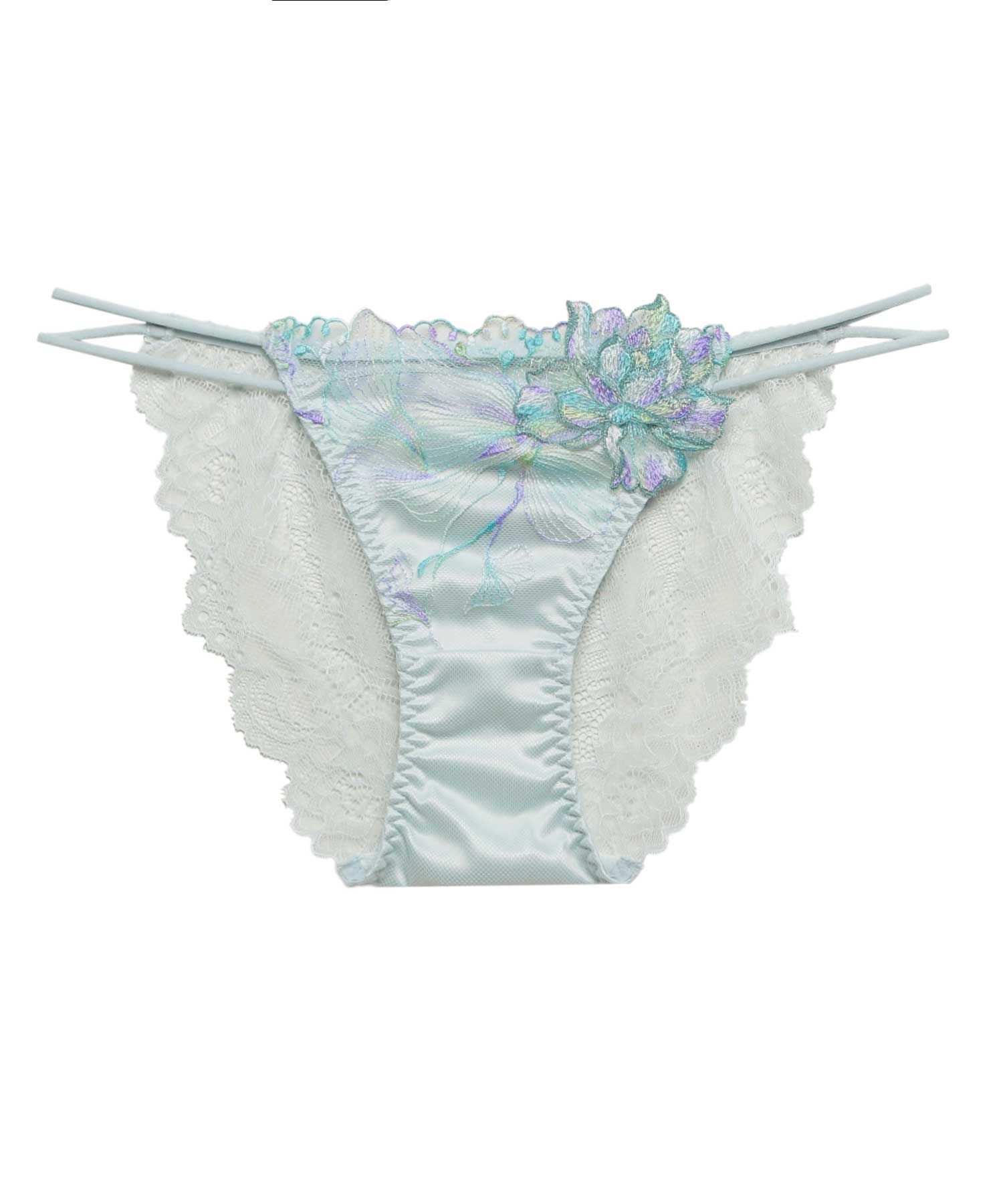 オーバーフラワー ストレッチレース ショーツ