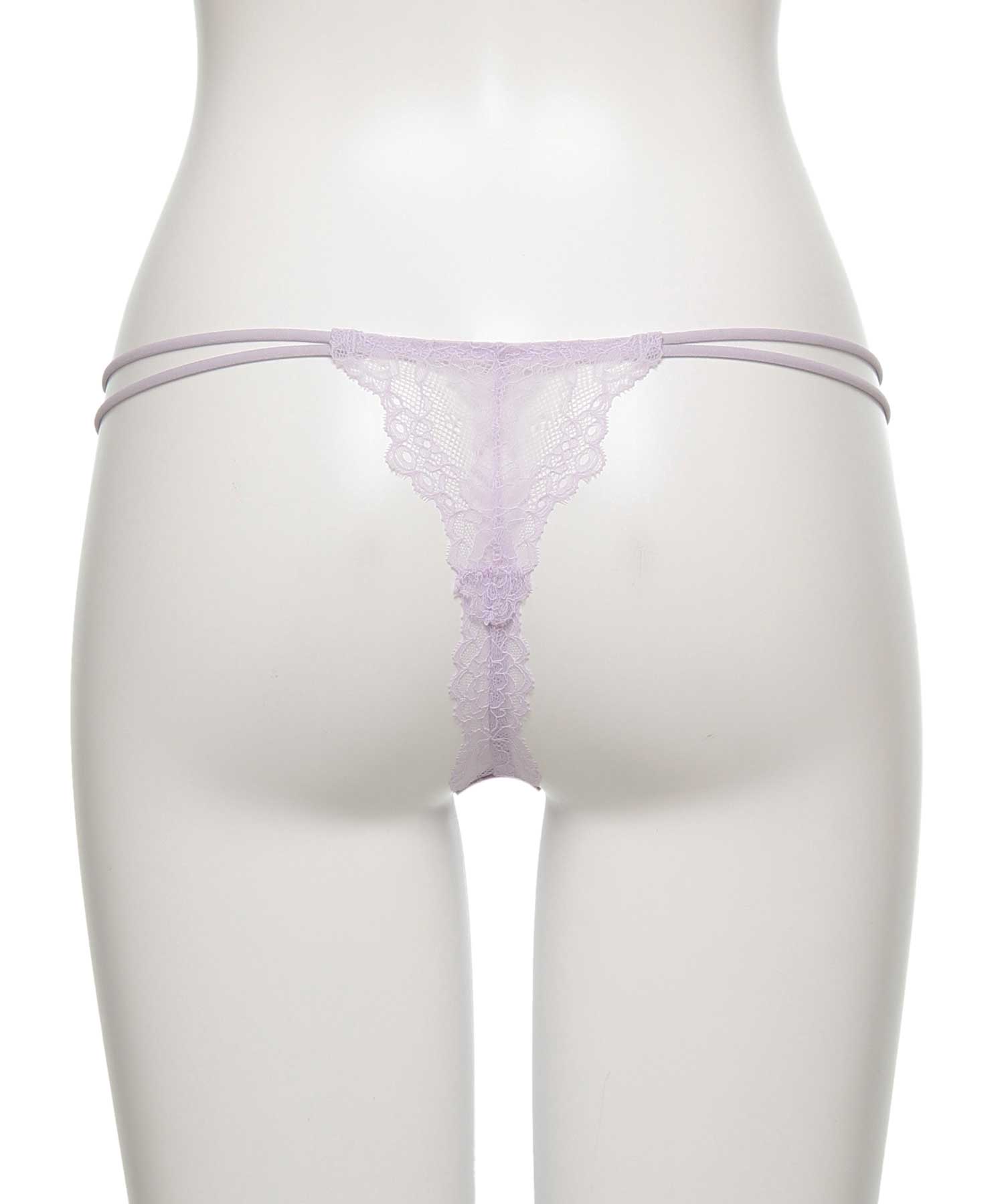 オーバーフラワー ストレッチレース Tバック