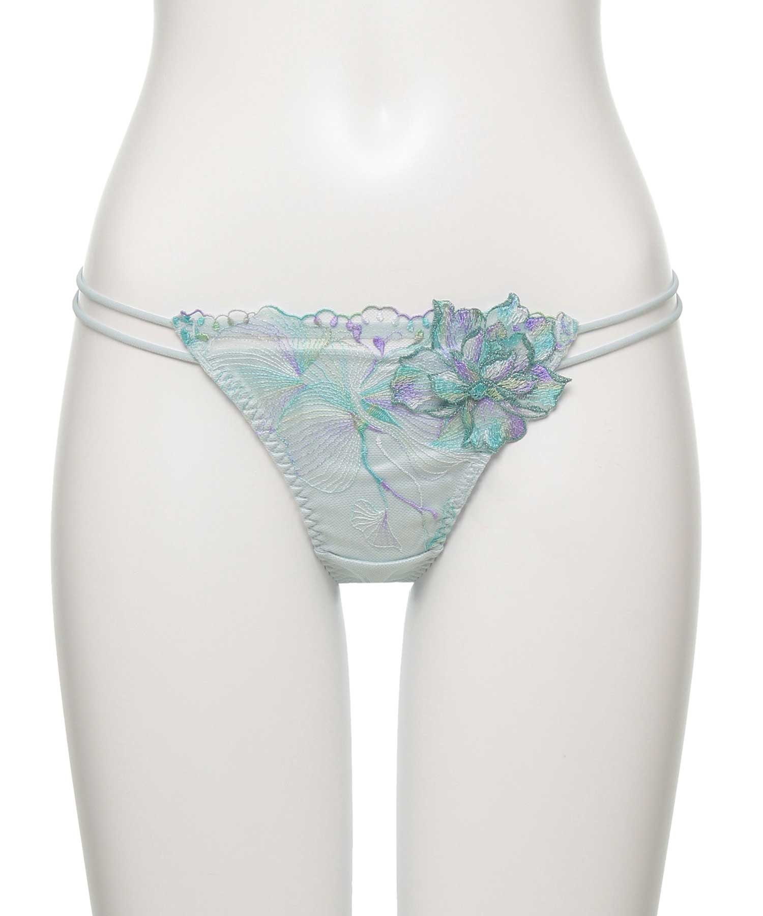 オーバーフラワー ストレッチレース Tバック