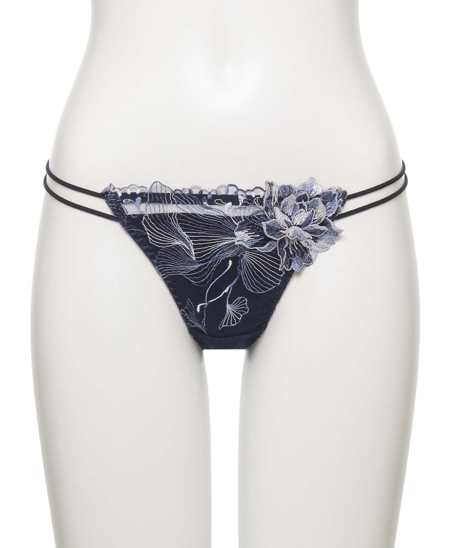 オーバーフラワー ストレッチレース Tバック