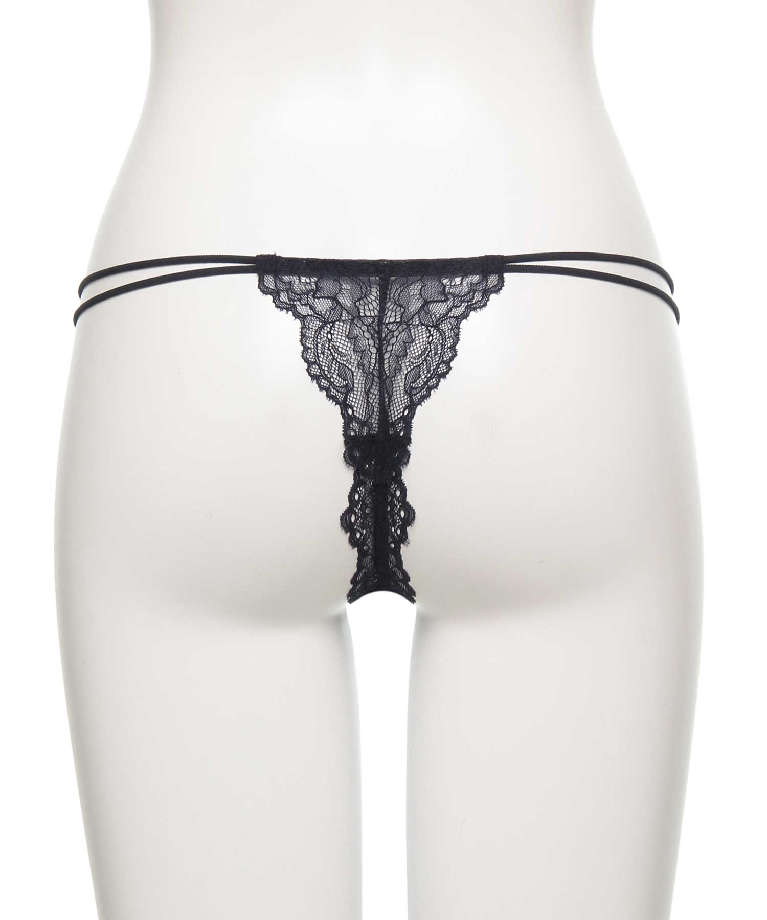 オーバーフラワー ストレッチレース Tバック