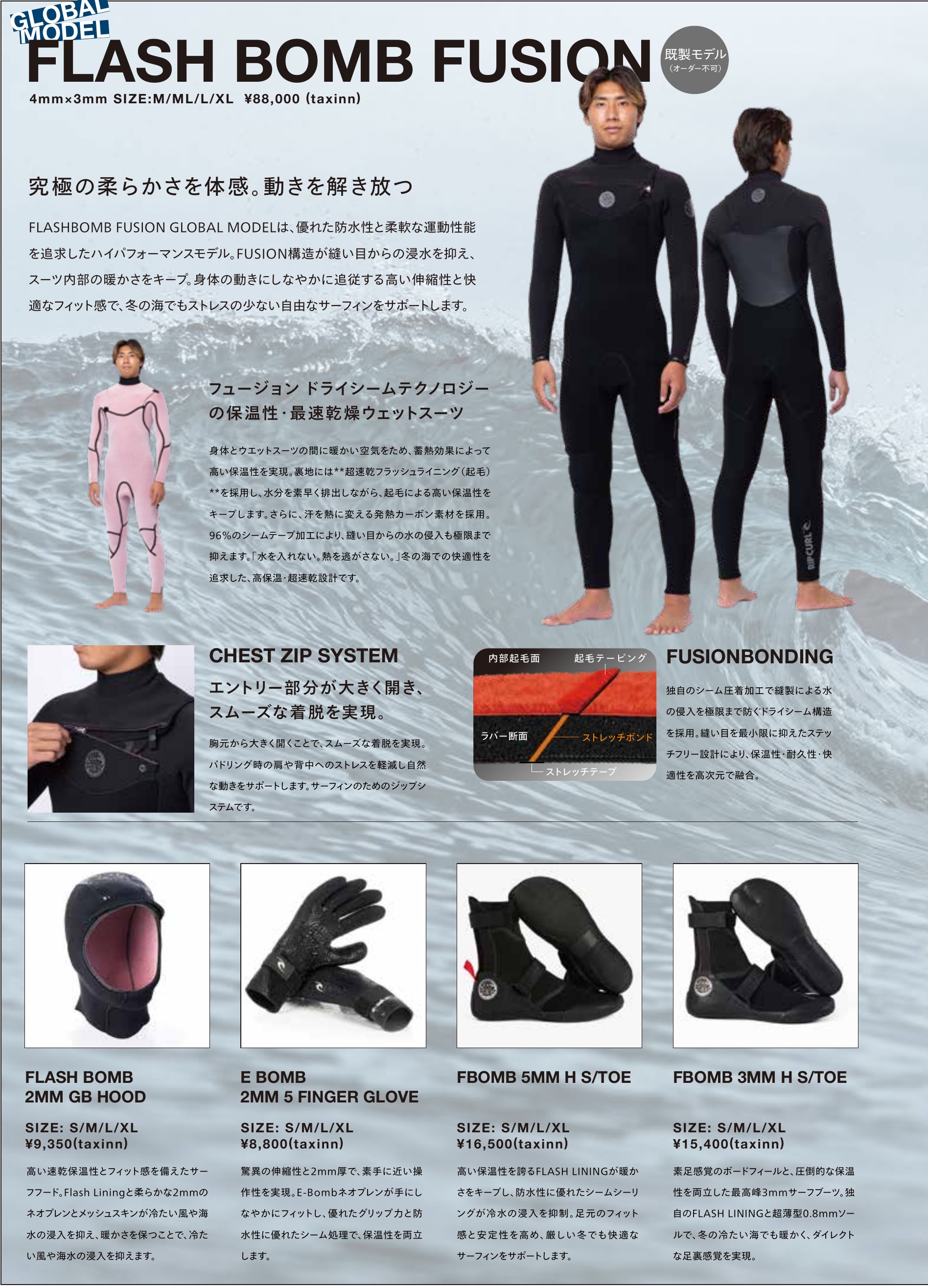 FLASHBOMB FUSION ウェットスーツ