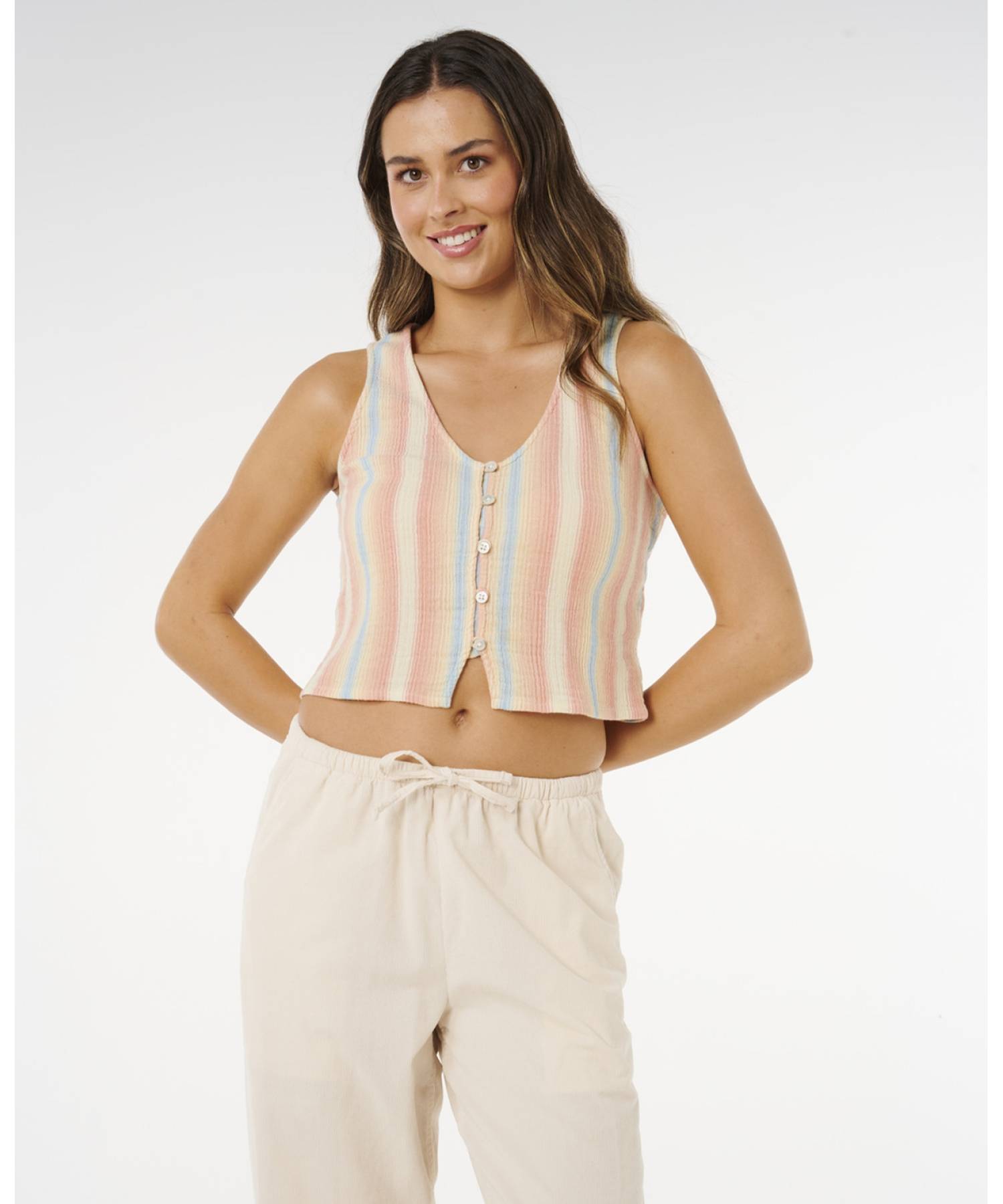 PREMIUM SURF STRIPE TOP