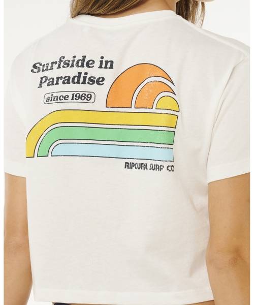 SURF SIDE CROPPED TEE