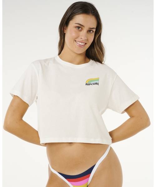 SURF SIDE CROPPED TEE